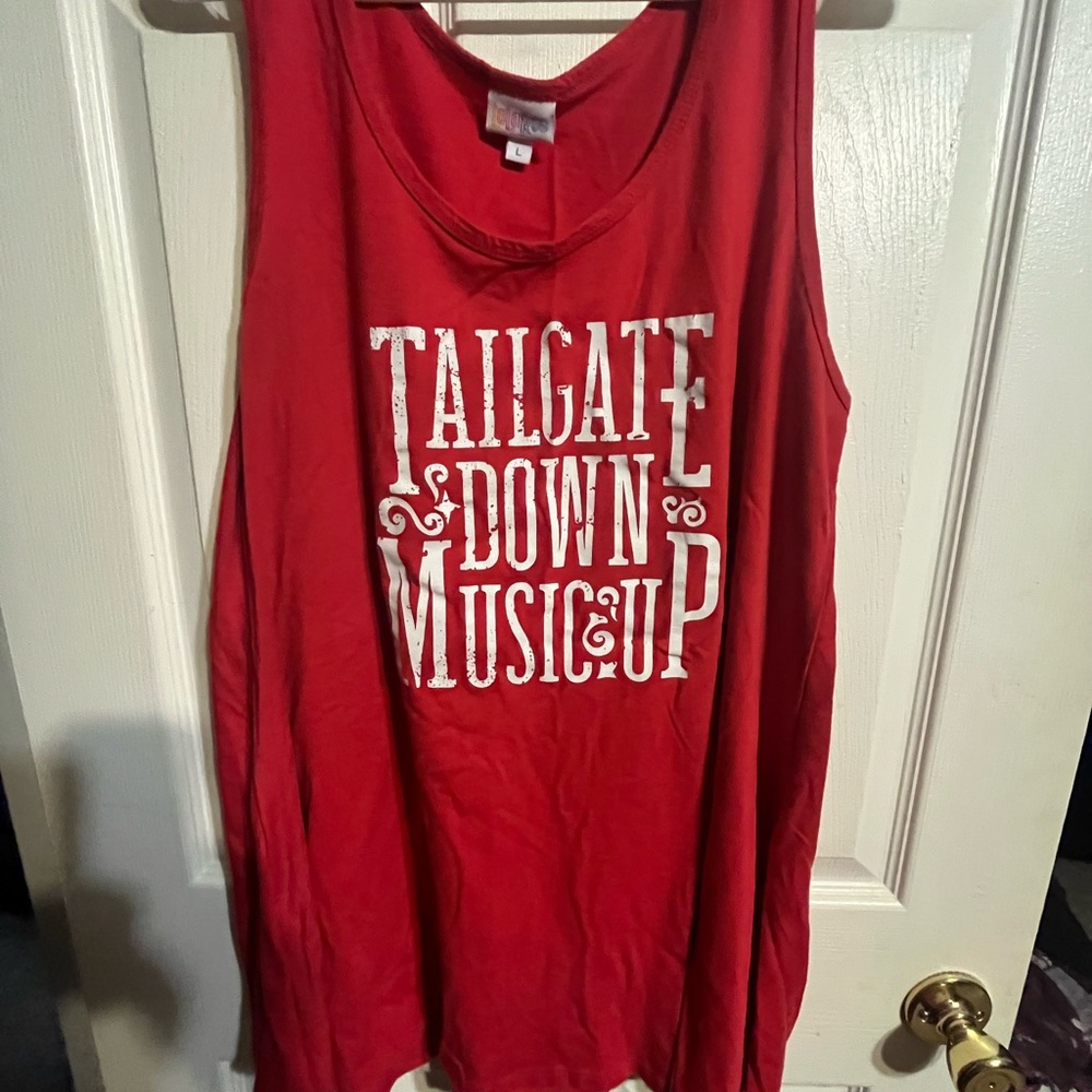 LuLaRoe Vibrant Red Top